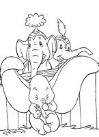 kolorowanki Dumbo do wydruku Disney malowanka numer 33